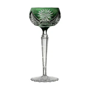 Cristal VAL St LAMBERT - Corte EPINAL - Vidrio Corvejón de Color - Verde A/F - Imagen 1 de 4