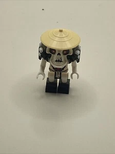 LEGO Ninjago Wyplash Skeleton Minifigure 2506 2509 with Conical Hat Genuine - Picture 1 of 5