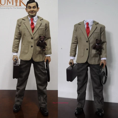 KUMIK MR. BEAN Rowan Atkinson 1/6 Scale Action Figure With Body IN STOCK Cover