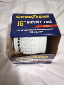 Goodyear Tires 16" x 2.125" Folding BMX Bike Tire ,White - Picture 1 of 6