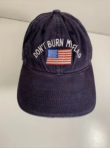 Don't Burn My Flag US United States Youth Baseball Hat Cap Adjustable Strap Back - Picture 1 of 11