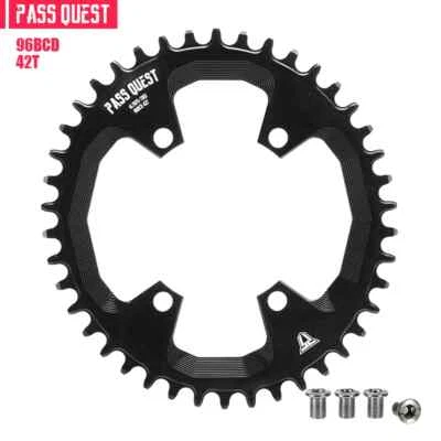 96BCD Oval Disc Bicycle Chainring Narrow Wide 30-42T for M7000 M8000 M9000 Crank - Image 1 of 4