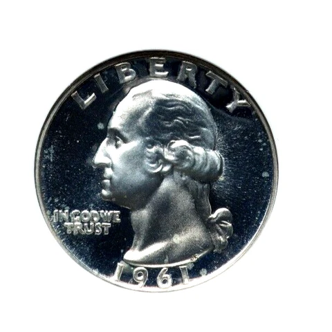 1961 NGC PF68 ULTRA CAMEO Washington Silver Proof Quarter Cover
