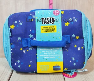 BLUE KIDS LUNCH BOX BAG LUNCHBOX COLLAPSIBLE FOR TASTY USERS - Picture 1 of 7