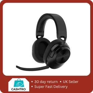 Corsair HS55 PS5/PS4/PC Wireless Gaming Headset - Carbon Black (Damaged Box) - Picture 1 of 5