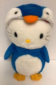 Sanrio Hello Kitty TUXEDO SAM COSTUME Plush Blue Penguin Anime Stuffed Animal T6 - Picture 1 of 2