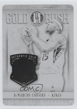 2012 Panini Gold Standard Rush Printing Plate Black 1/1 DeMarcus Cousins #54 h3a