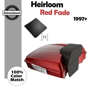 Paquete de afeitadora Advanblack Heirloom Red Fade Tour para Harley Street Road Glide - Imagen 1 de 13