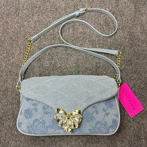 Betsey Jonhson Damen Denim Ledertasche blau - Bild 1 von 10