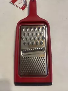 Rallador plano rojo - tiempo de vacaciones - resistente con extremo de goma para evitar resbalones! - Imagen 1 de 4