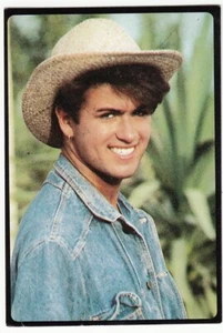 GEORGE MICHAEL SMASH HITS PANINI STICKER AUTOCOLLANT 1980's - Picture 1 of 2