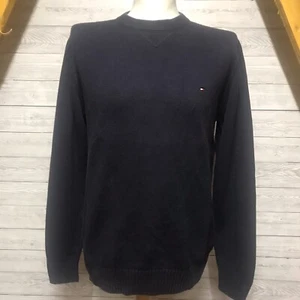 Tommy Hilfiger Diseñador Algodón Azul Jersey Sudadera Talla Mediana M PVP £89 - Imagen 1 de 11