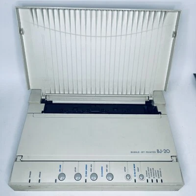 Vintage Canon Bubble Jet Printer BJ-20 1992 Retro Spares Repair Prop Inkjet Prin - Image 1 of 4