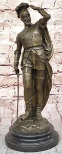 Scultura bronzo soldato romano coraggio militare coraggio scultura vendita - Foto 1 di 10