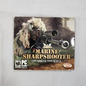 JUEGO DE COMPUTADORA DE CD-ROM MARINE SHARPSHOOTER PC. One shot. One kill. Ranura Atari - Imagen 1 de 4