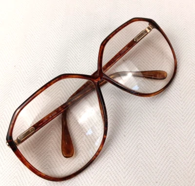 Monturas de gafas Silhouette vintage SPX M 3033 63 9 135 marrón y dorado de gran tamaño Foto 1 de 4