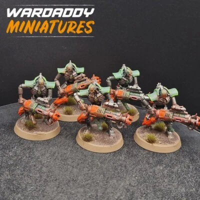 Pro Painted Warhammer 40k Necron Immortals ×5 PO4 Games Workshop Necrons  - Image 1 of 4