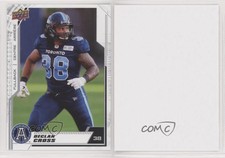 2020 Upper Deck CFL Blank Back Declan Cross #44