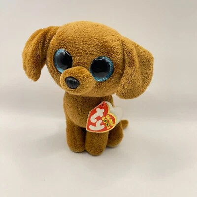 TY Beanie Boo Dougie the Dachshund Regular Size Collectible Tag Attached - image 1 of 4