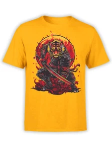 FANTUCCI Tiger T-Shirt Collection | Samurai Tiger T-Shirt | Unisex - Picture 1 of 5