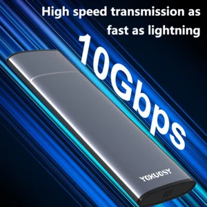 Metal External M2 NVMe SSD Enclosure 10Gbps PCIe SSD Case Portable M.2 Disk Box - Afbeelding 1 van 14
