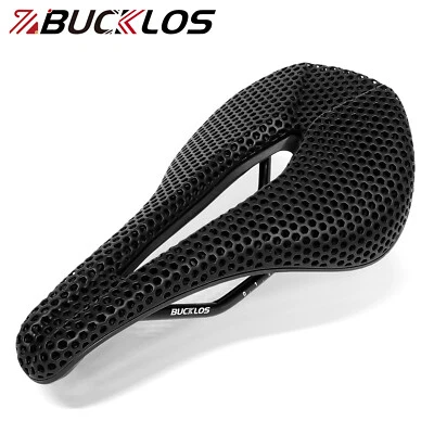 BUCKLOS 3D-2 3D Printing Saddle 143mm Breathable MTB Road Gravel Bike 7×7mm Seat - Image 1 of 4