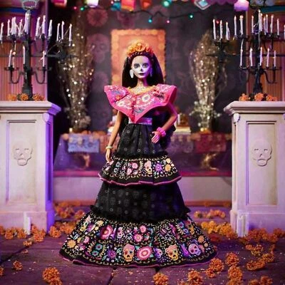 Barbie 2021 Dia De Los Muertos (Day of The Dead) Doll Mattel IN HAND - Image 1 of 4