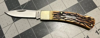 Cuchillo de bolsillo Schrade Uncle Henry 5UH bloqueo trasero hoja única falta insignia Foto 1 de 4