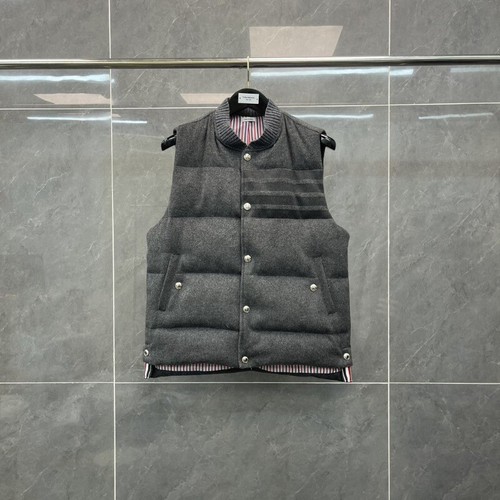 Thom Browne giacca cardigan donna a righe quattro strisce gilet