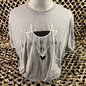 NEW Field One Basic T-Shirt - Grey - Medium - Picture 1 of 4