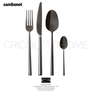 Sambonet - Rock 2Black Negro - Utensilios 24 Piezas Para 6 Personas - Imagen 1 de 7