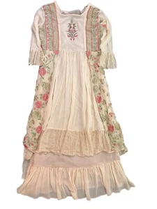 Cortigiani besticktes Perlen Blumen Kleid Kostüm Damen siehe Maße - Bild 1 von 5