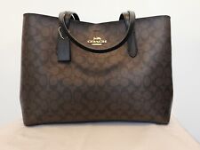 COACH Large Avenue Carryall in Signature Canvas #F79987 Brown/Black NWT