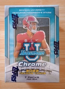 2022 Bowman University Chrome College Football blaster box new factory sealed. - Picture 1 of 4