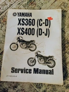 Yamaha Xa360 (C-D) XS400 (D-J) Service Manual - Picture 1 of 3