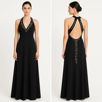 Vestido Formal Gótico Vintage Dave Johnny Laura Ryner Gala Bruja Capricho Grunge  Foto 1 de 4