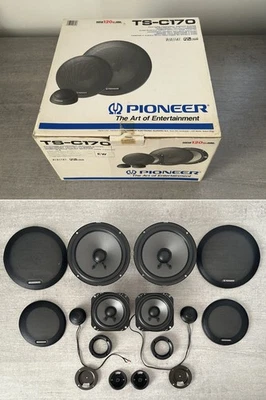 PIONEER TS-C170 vintage separate 3-way flush-mount speaker system - Bild 1 von 4