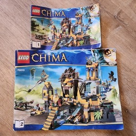 Lego 70010 Legends of Chima The Lion CHI Temple Manual Booklets  1 & 2 Only