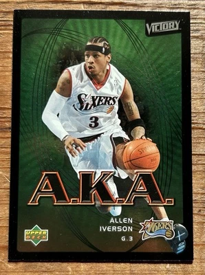 Allen Iverson 2003-04 Upper Deck Victory A.K.A. #202 HOF Philadelphia 76ers NBA - Image 1 of 2