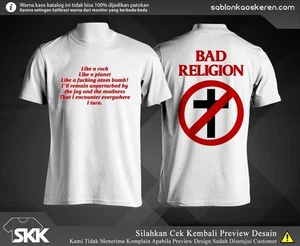 T-shirt Bad Religion Unisex All Size From a To 5XL - Picture 1 of 2