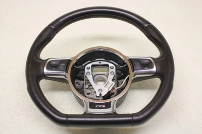 MK2 Audi TTS DSG Black Leather Steering Wheel Genuine Oem 2010-2015 - Image 1 of 4