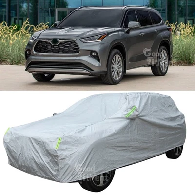 For Toyota Highlander 2001-2025 SUV Full Car Cover Waterproof Outdoor Protection - Image 1 of 4