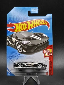 Hot Wheels 2021 Allora e Ora 7/10 '17 Ford GT Nero 164/250 - Foto 1 di 2