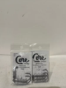 Core Tackle Ultimate Swimbait gancho cabeza de pesebre 2/0 gancho 1/4 oz 2 paquetes de 3 PAL - Imagen 1 de 3