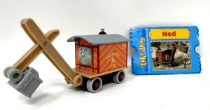 2006 Thomas & Friends NED Steam Shovel Metal Magnetic Diecast Take Along Train - Picture 1 of 8