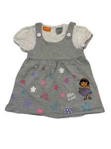 Vintage Nickelodeon Dora The Explorer Dress Overall Youth Size 4T - Picture 1 of 6