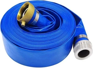 Wasserpumpe Ablaufschlauch, 3 Zoll x 25ft. Max. 90 PSI, PVC, flach liegend, robust - Bild 1 von 4