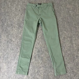 Todd Snyder Hose Herren 28x32 (28x31) Slim Fit Flat Front Chino Grün - Bild 1 von 11