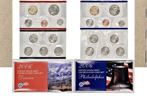 2006 P&D 20 Coin United States Mint Uncirculated Coin Set OGP In Mint Sealed Box - Picture 1 of 1