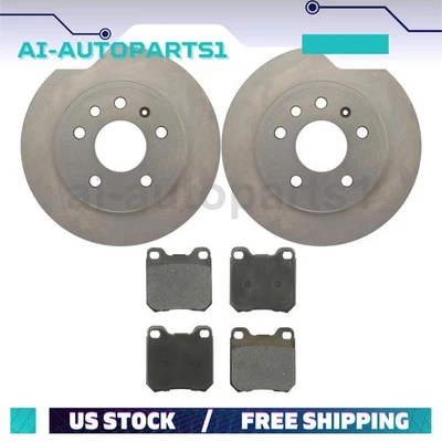 Rotores de freno traseros + Kit de pastillas de freno para Chevrolet Astra 2000 2001 2002 2003 2004 Foto 1 de 4